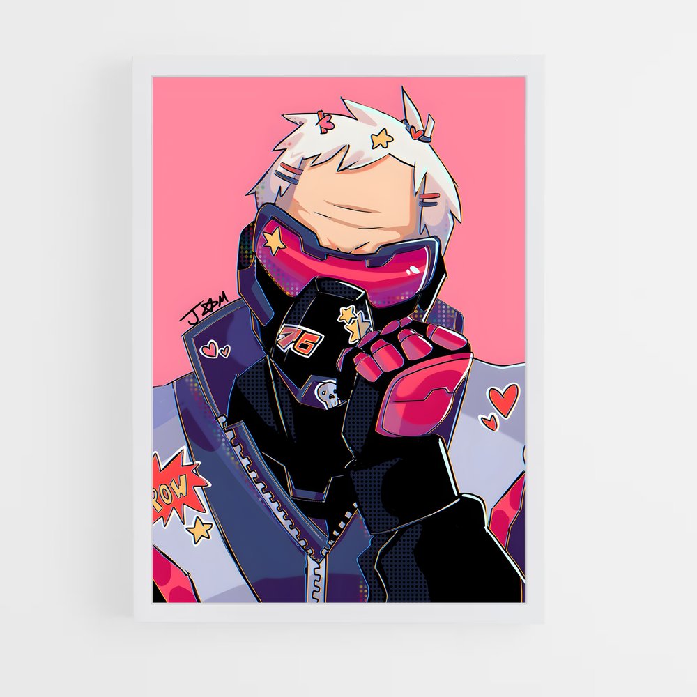 Poster Soldier Votre – affiche Overwatch (vue 3)
